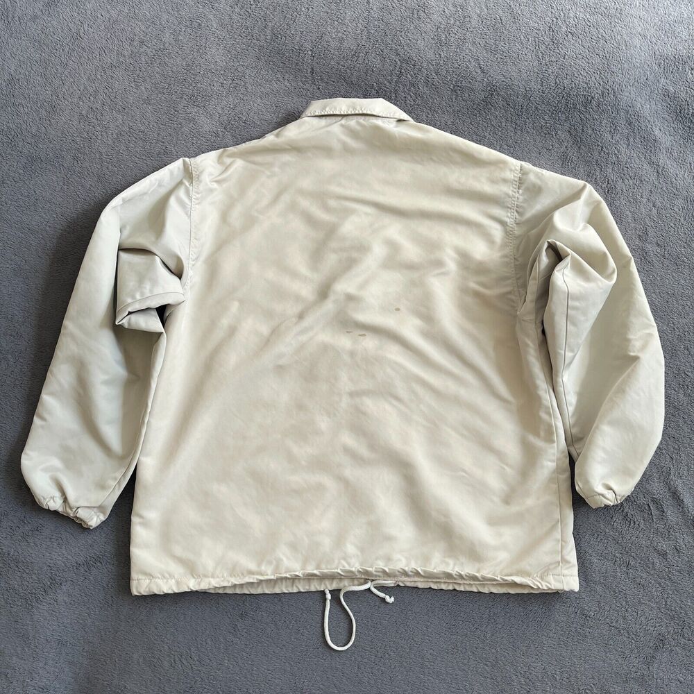 Undefeated Button Khaki Collared Long Sleeve Casual Bomber Jacket Men's Size XL - Picture 2 of 9